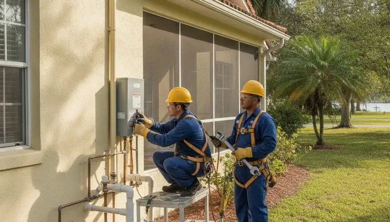 Lakeland, FL plumbing repair service truck for residential and commercial plumbing emergencies