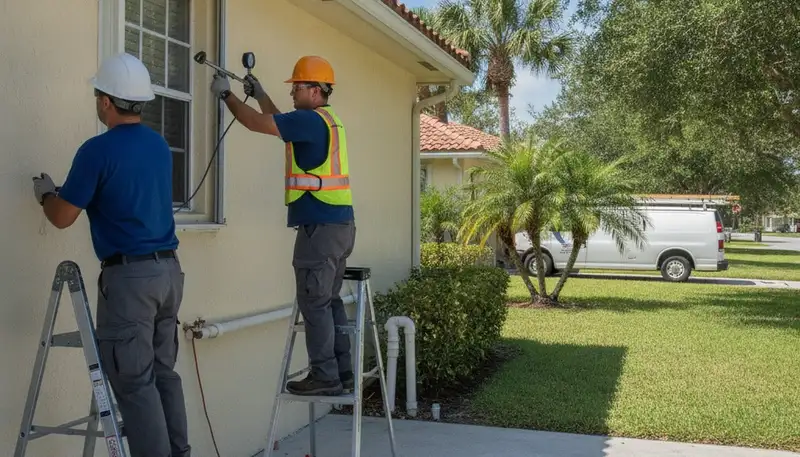 Lakeland, FL plumbing repair technician providing residential leak and pipe repair services