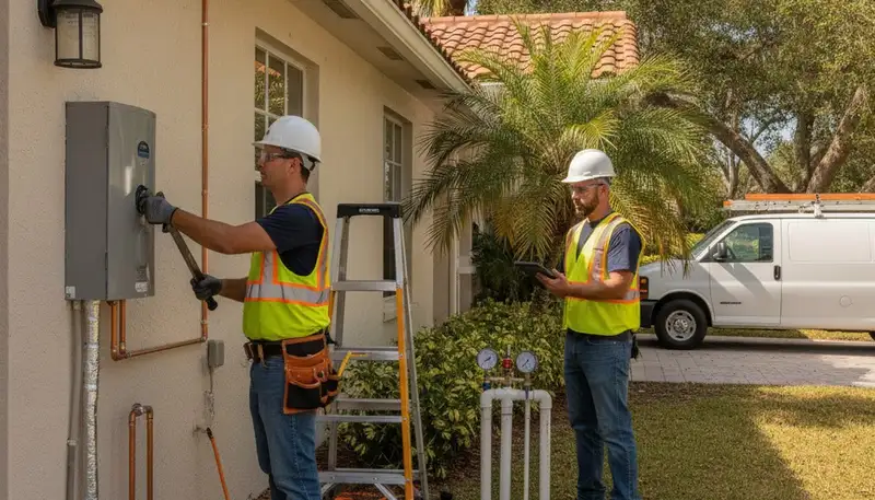 Lakeland, FL plumbing repair team servicing residential and commercial leaks, drains, and pipes
