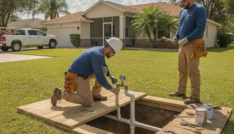 Plumbing repair service in Lakeland, FL for residential and commercial plumbing issues