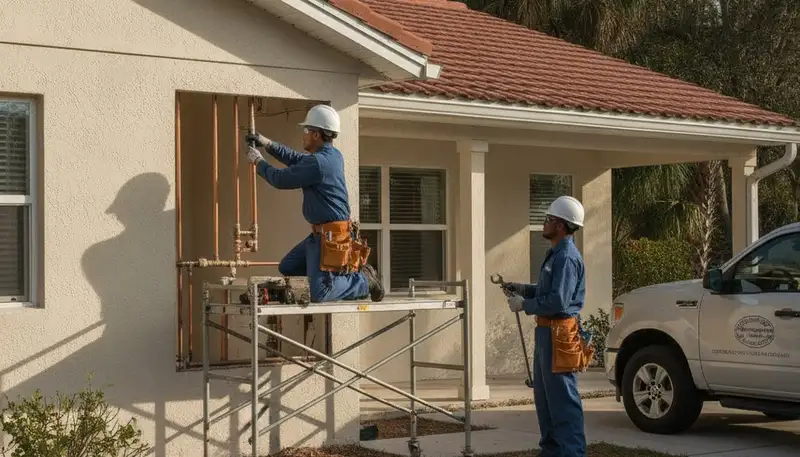 Lakeland, FL plumbing repair service truck for residential leak and pipe repairs