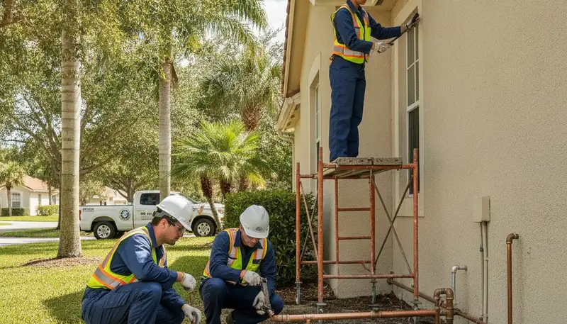 Lakeland FL plumbing repair service van for emergency drain and pipe repairs