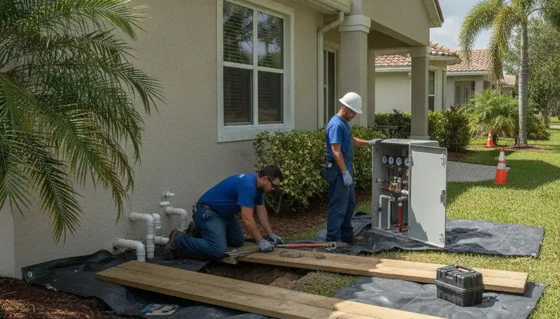 Lakeland, FL plumbing repair service truck for residential and emergency plumbing repairs