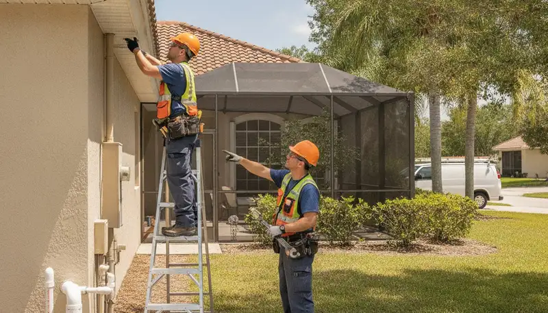 Plumber providing plumbing repair services in Lakeland, FL