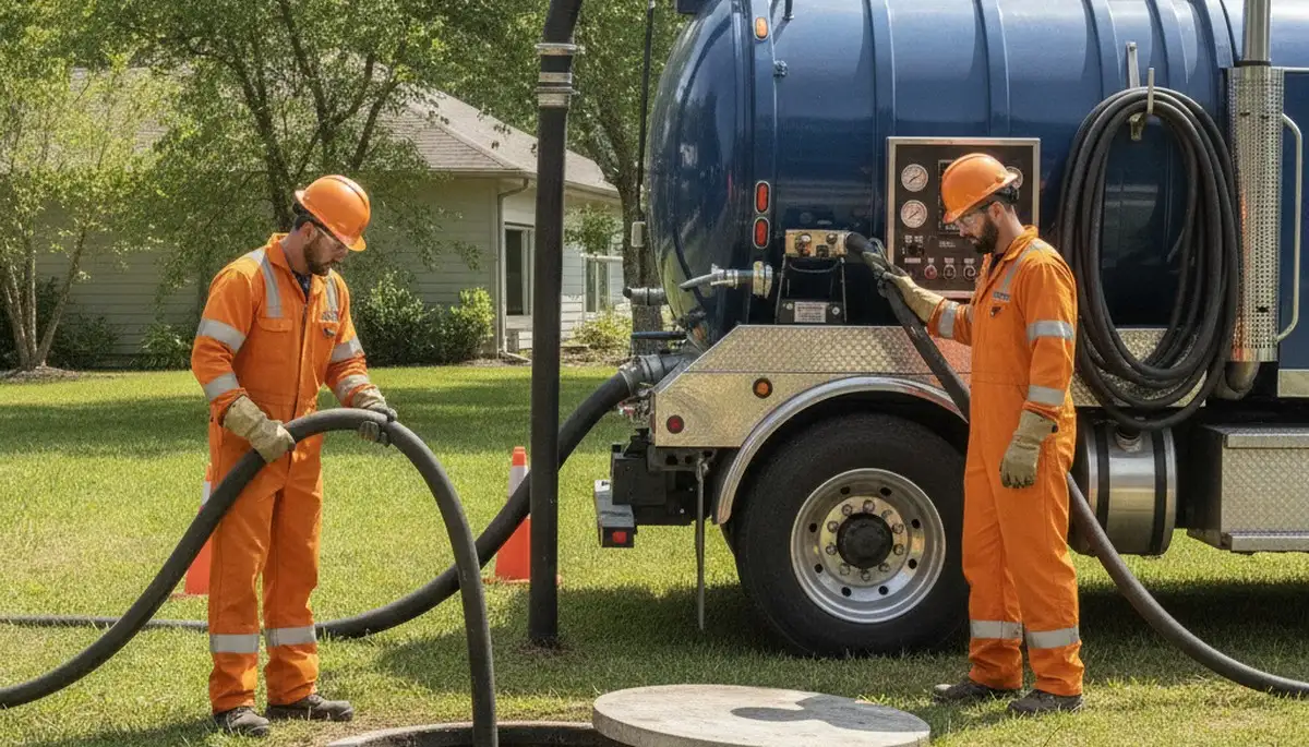 Septic pumping service in Lakeland, FL by On Call Plumbers for clean, efficient home drainage