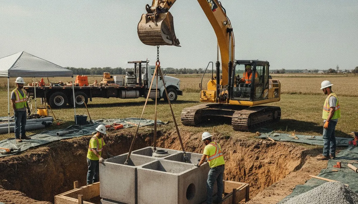 Septic tank installation for Lakeland, FL homes by On Call Plumbers