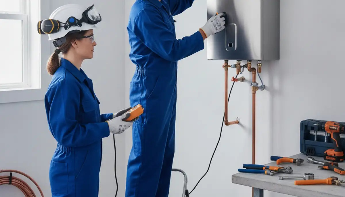 Tankless water heater installation service in Lakeland, FL for reliable endless hot water